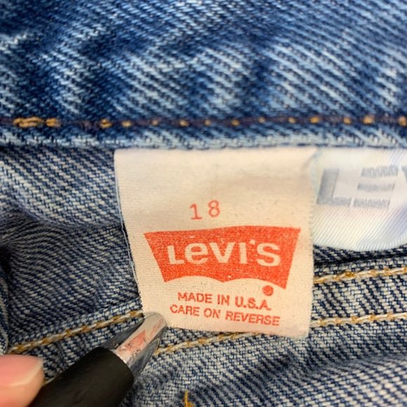 Vtg 554 Levi's Orange Tab 100% Cotton USA Made - Picture 10 of 12